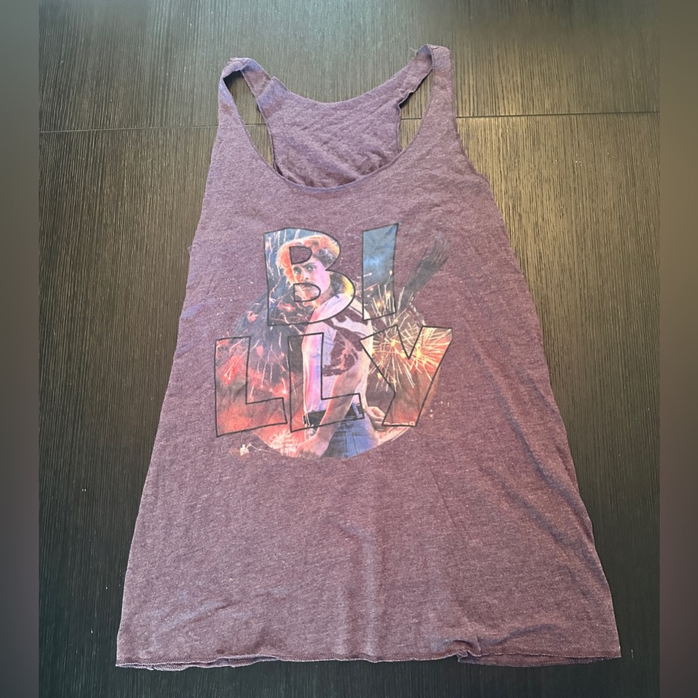 Purple Graphic Women's Tank Top - Billy Stranger Things